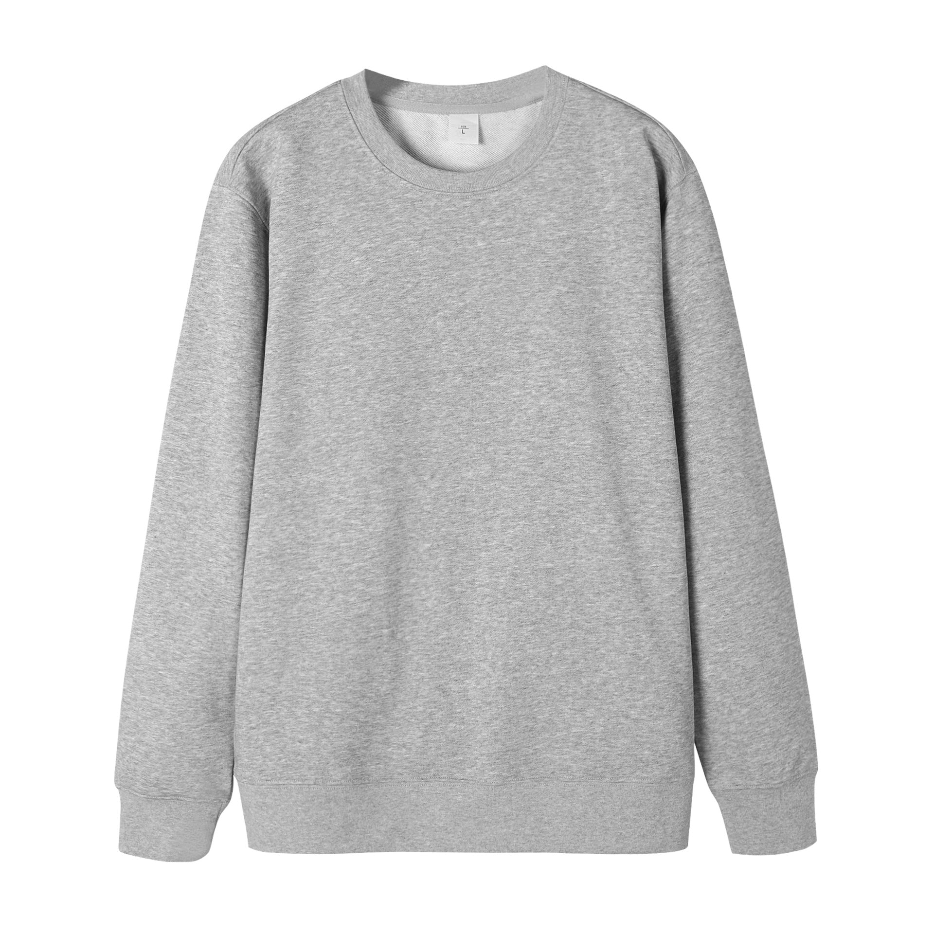 Men's Basic Solid Color Dyed Black Long Sleeve Hoodie In Cotton (more Than 90%)