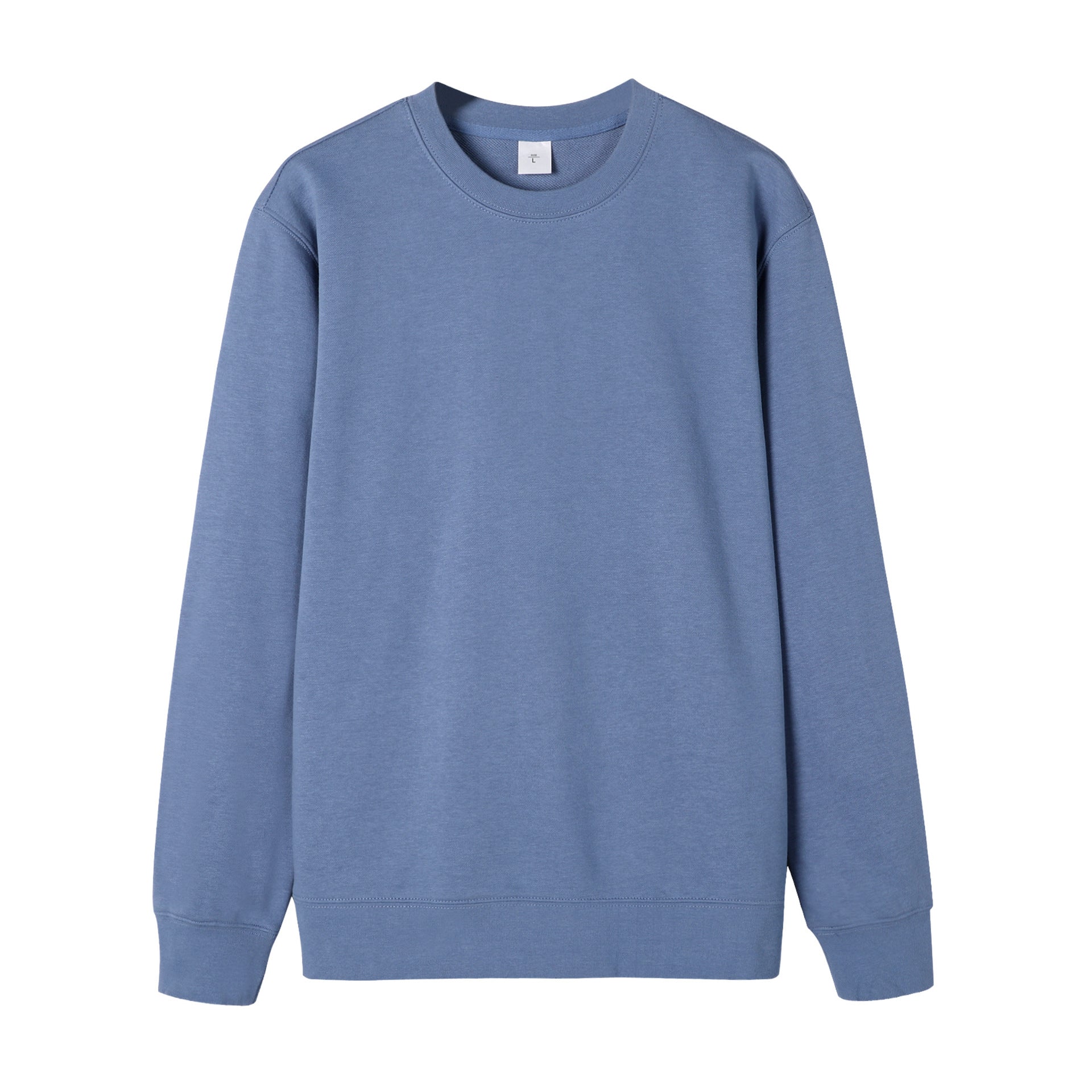 Men's Basic Solid Color Dyed Black Long Sleeve Hoodie In Cotton (more Than 90%)