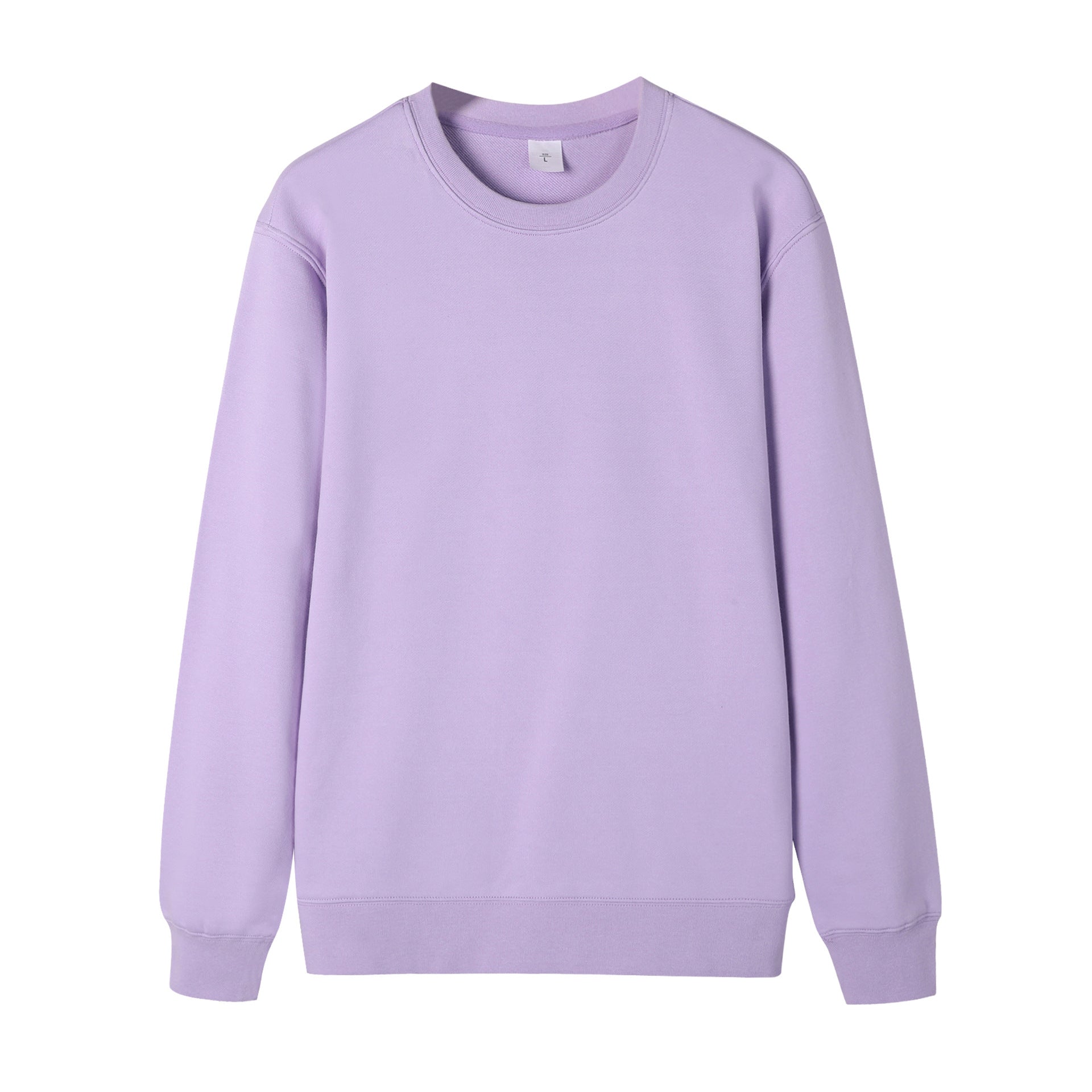 Men's Basic Solid Color Dyed Black Long Sleeve Hoodie In Cotton (more Than 90%)