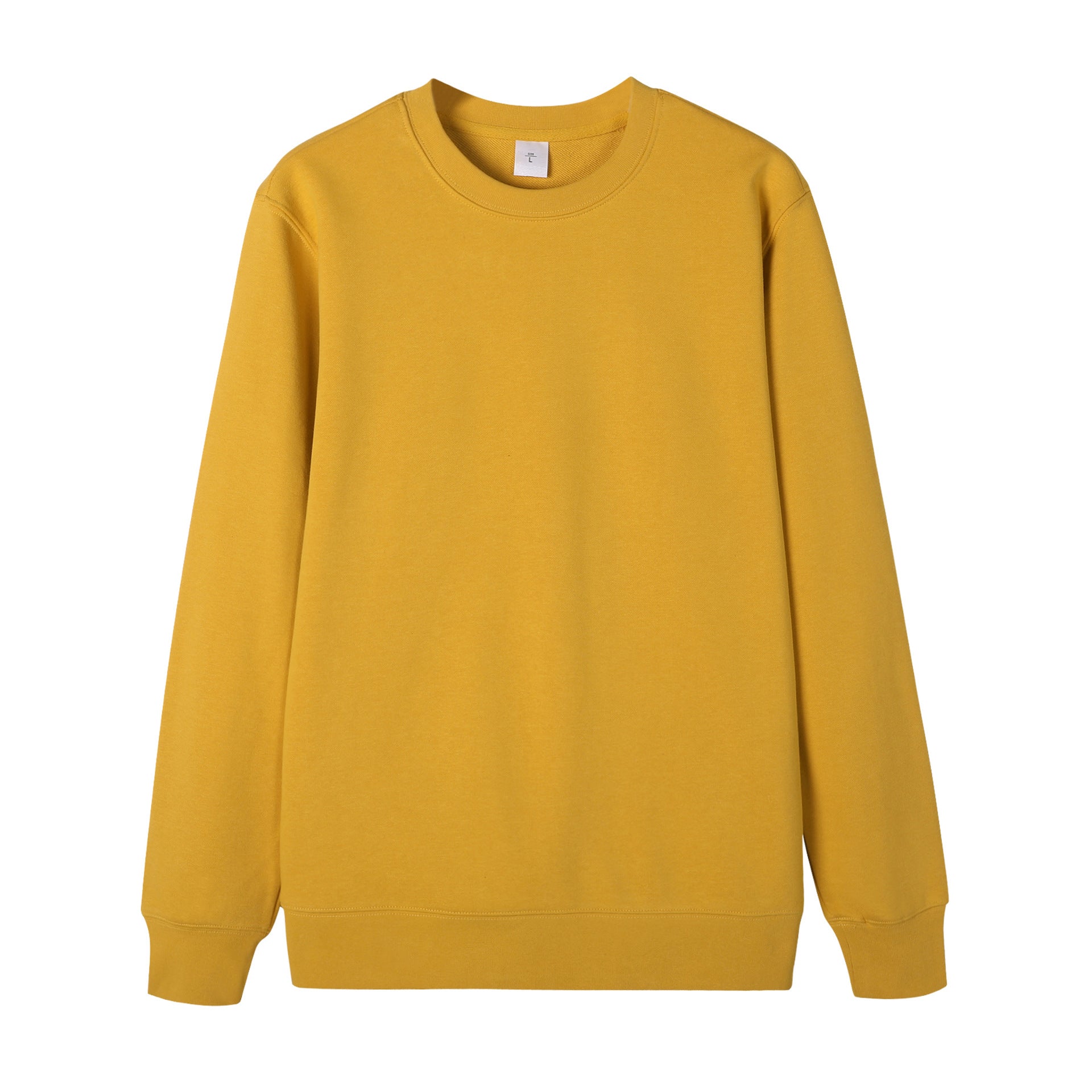 Men's Basic Solid Color Dyed Black Long Sleeve Hoodie In Cotton (more Than 90%)