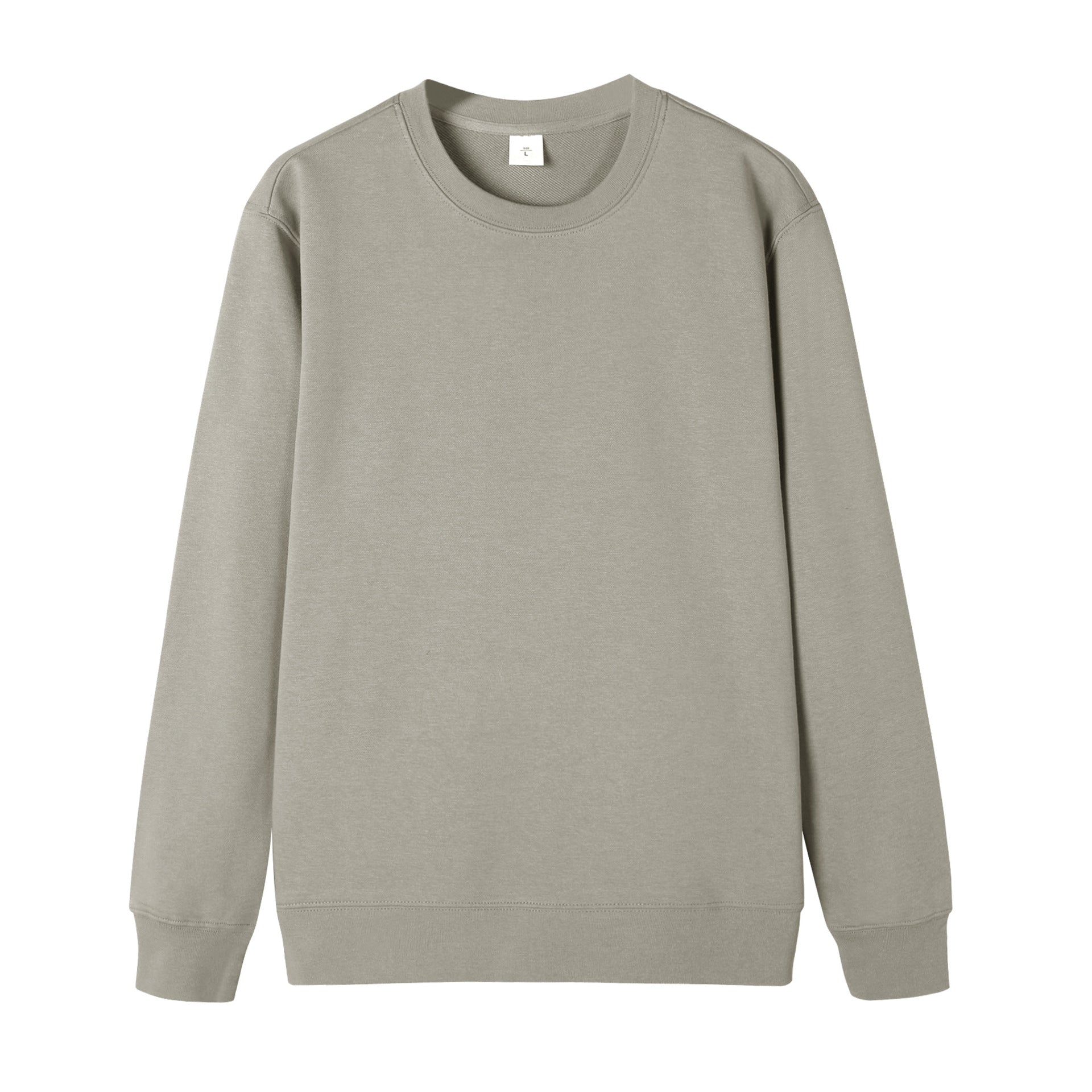 Men's Basic Solid Color Dyed Black Long Sleeve Hoodie In Cotton (more Than 90%)