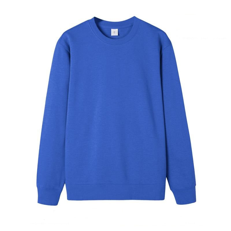 Men's Basic Solid Color Dyed Black Long Sleeve Hoodie In Cotton (more Than 90%)