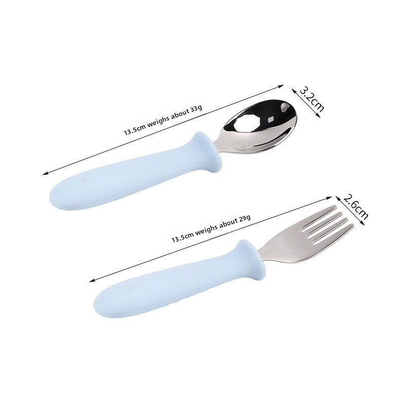Cute Solid Color Tableware Set Featuring 304 Stainless Steel Inner Liner For Durable And Stylish Dining