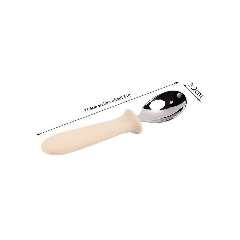 Cute Solid Color Tableware Set Featuring 304 Stainless Steel Inner Liner For Durable And Stylish Dining