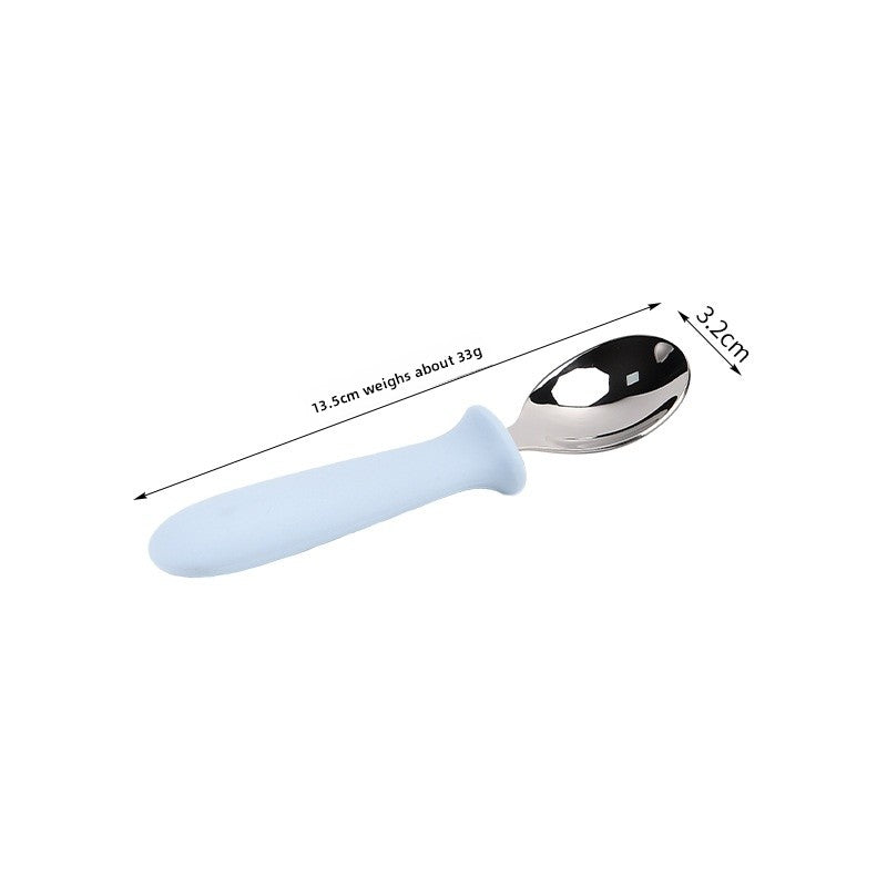 Cute Solid Color Tableware Set Featuring 304 Stainless Steel Inner Liner For Durable And Stylish Dining