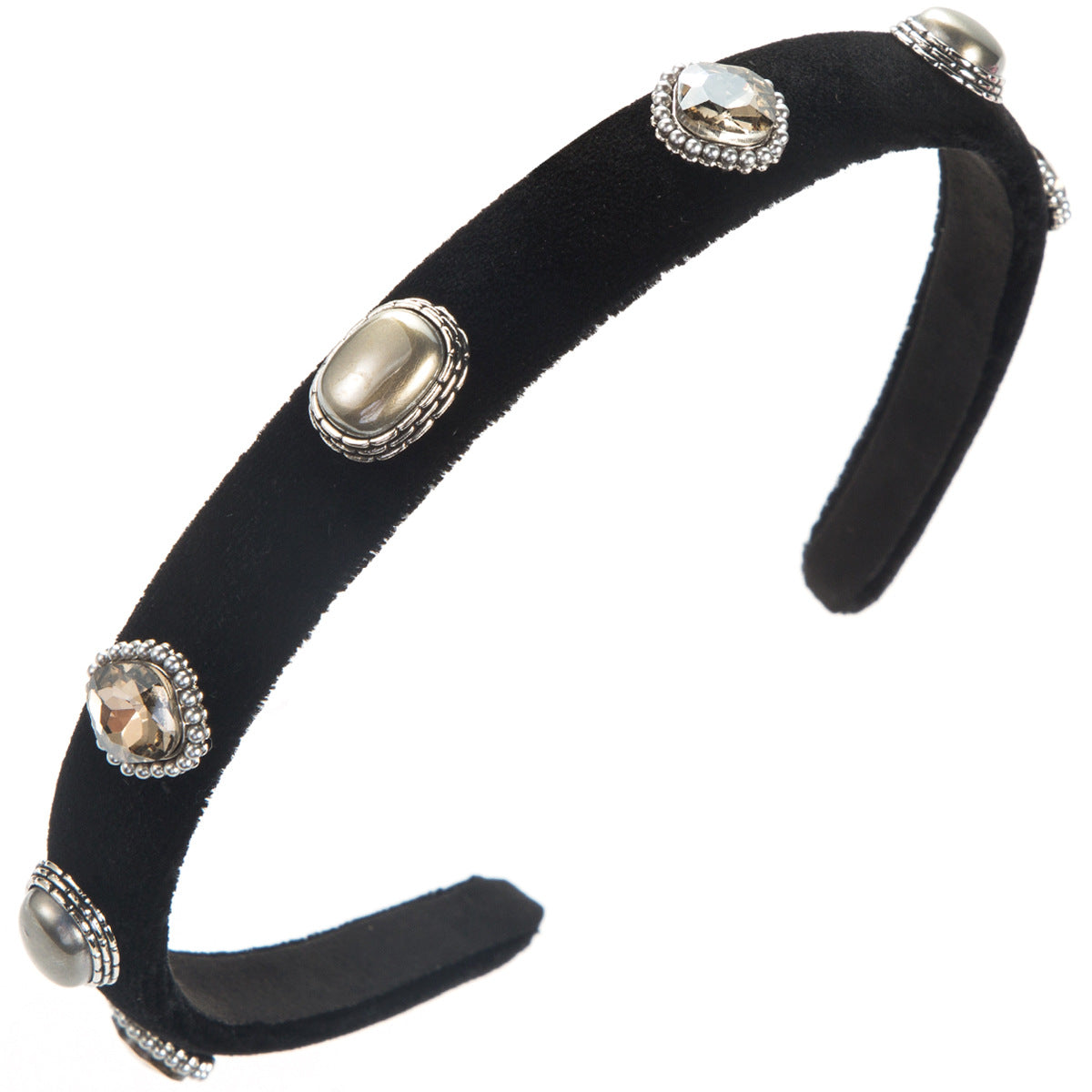 Baroque Style Pearl Jewelry Headband For Women In Alloy With Artificial Pearl Inlay, Perfect For Spring