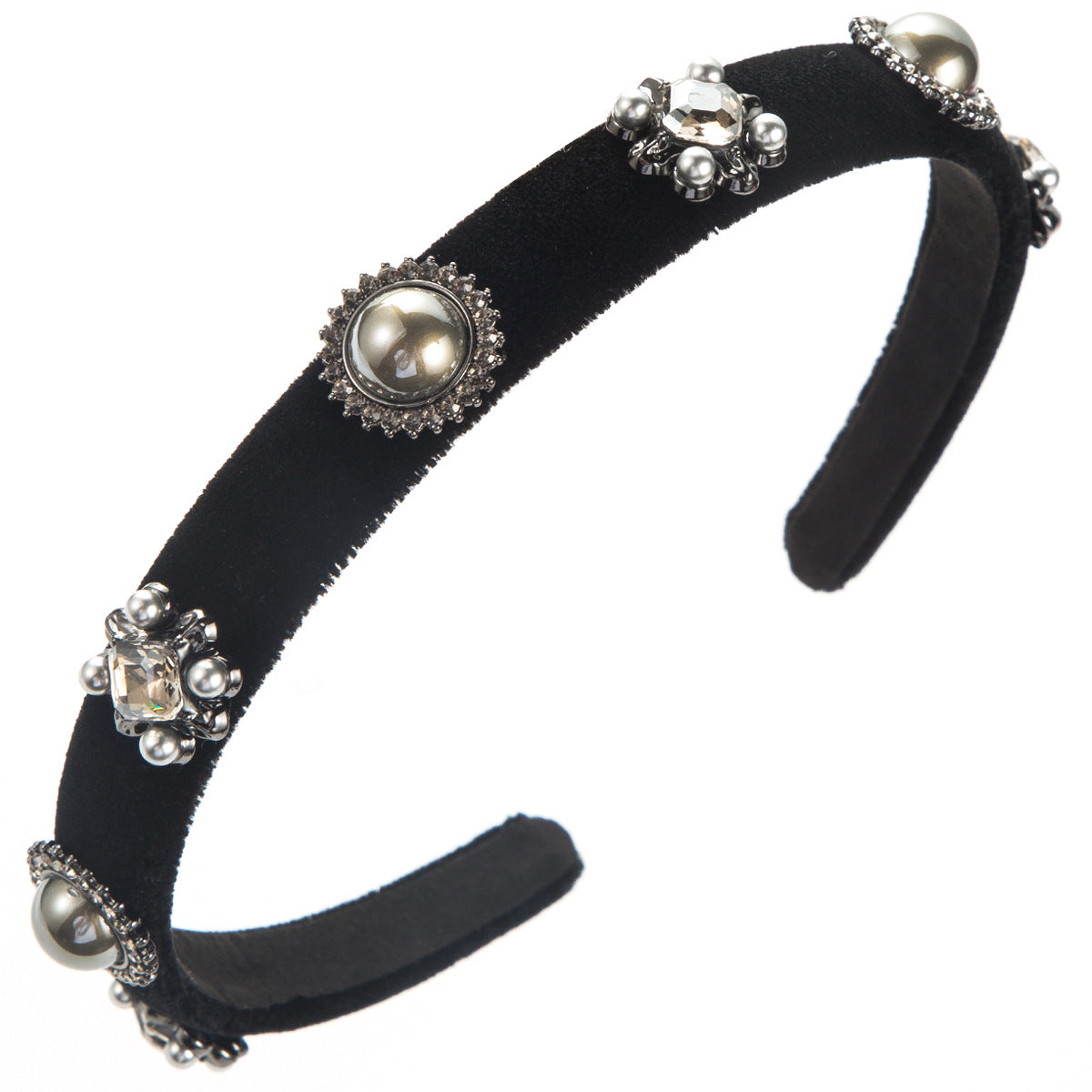 Baroque Style Pearl Jewelry Headband For Women In Alloy With Artificial Pearl Inlay, Perfect For Spring