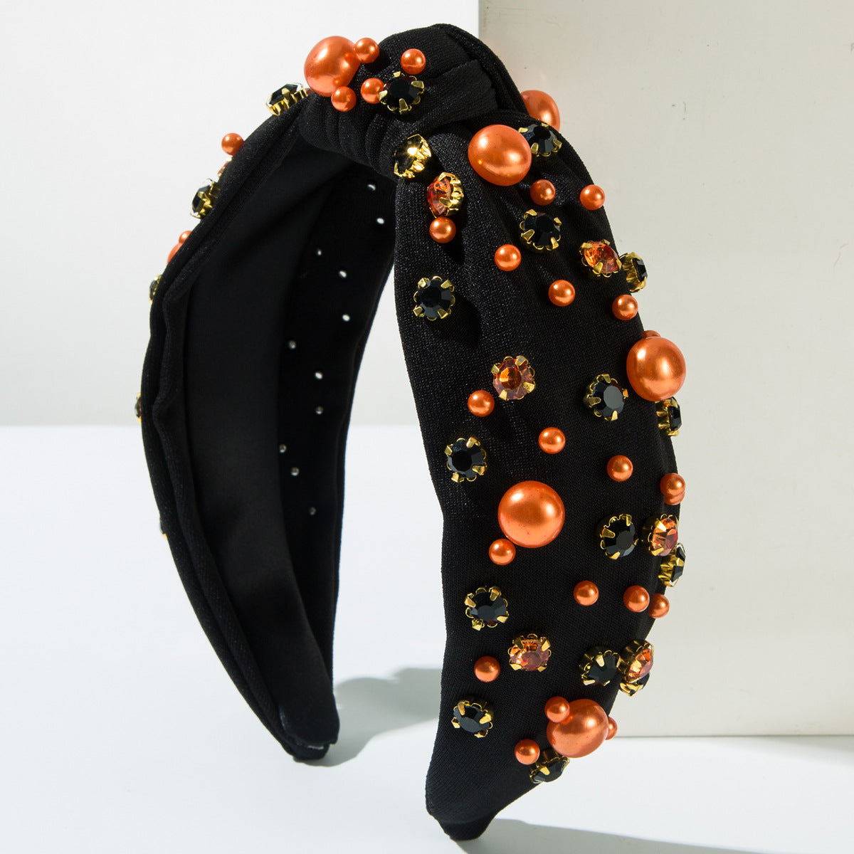 French Style Pearl Jewelry Headband For Women In Mixed Materials With Rhinestones, Perfect For Summer