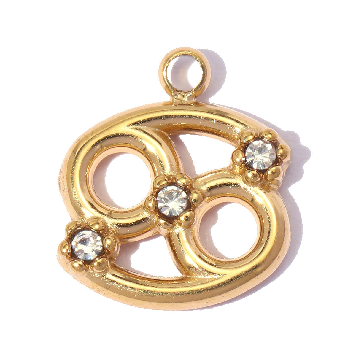 Constellation Pendant Set Of 3 PCS With 0.03µm-0.05µm Thick 18K Real Gold Plated Electroplated PVD Coated 304 Stainless Steel