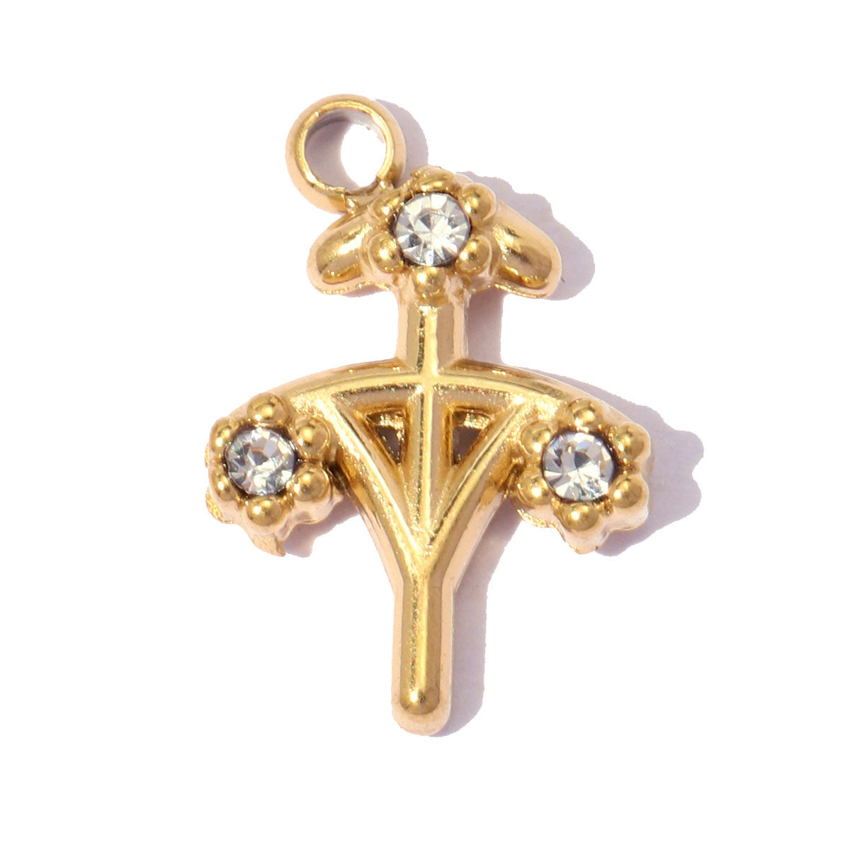 Constellation Pendant Set Of 3 PCS With 0.03µm-0.05µm Thick 18K Real Gold Plated Electroplated PVD Coated 304 Stainless Steel