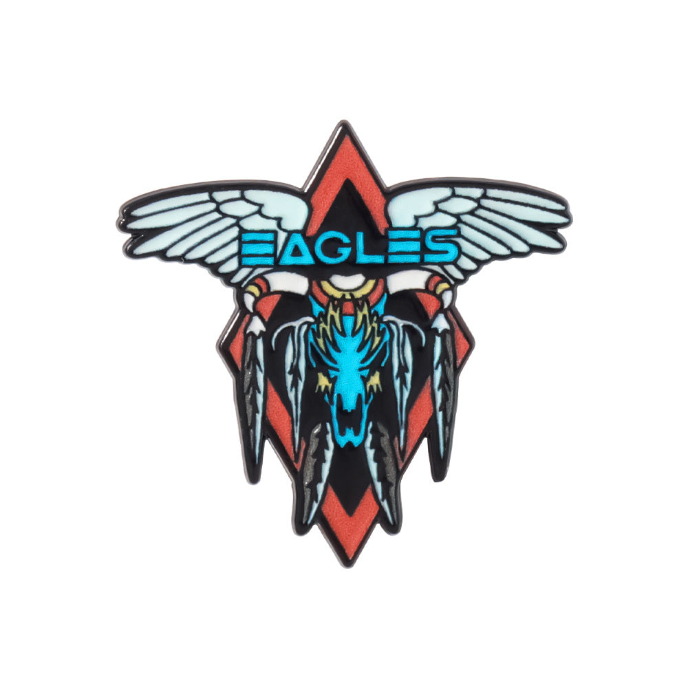 Eagle Pin Made Of Alloy Featuring Electroplated Craftsmanship