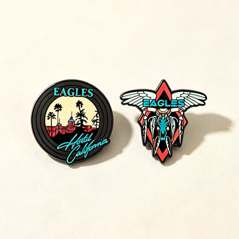 Eagle Pin Made Of Alloy Featuring Electroplated Craftsmanship