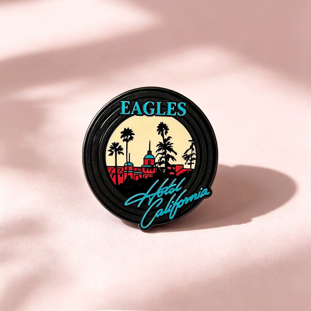 Eagle Pin Made Of Alloy Featuring Electroplated Craftsmanship