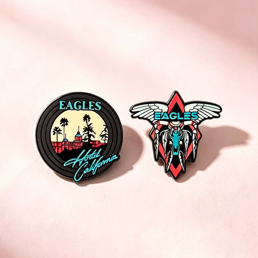 Eagle Pin Made Of Alloy Featuring Electroplated Craftsmanship