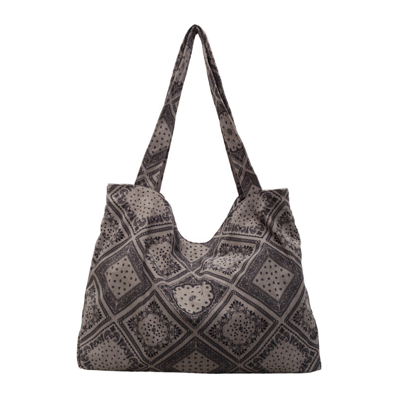 Leopard Print Square Polyester Tote Bag With Single Shoulder Strap, Large Capacity For Spring