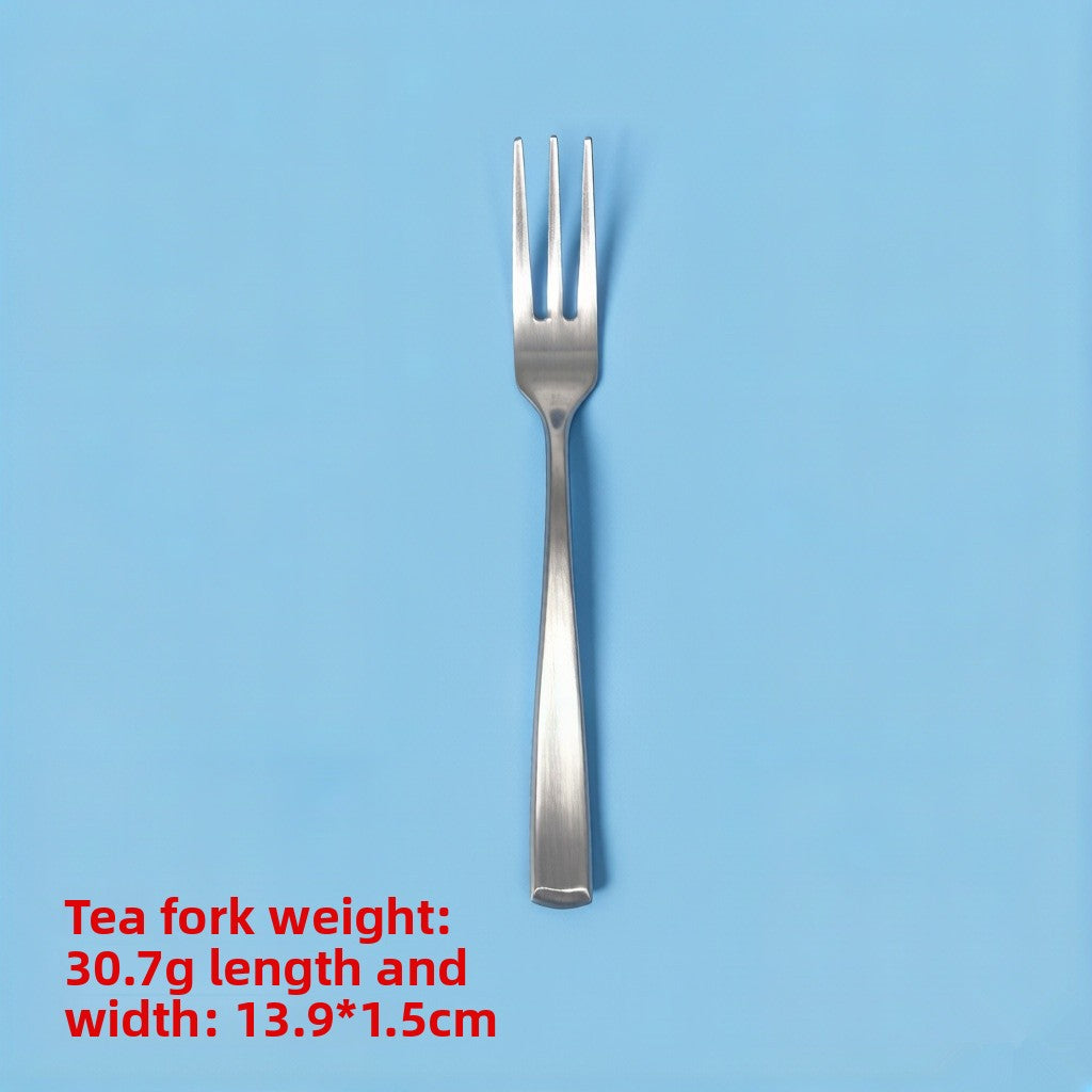 Cute Solid Color Tableware Set For Birthday Celebrations, Including Western Style Knife, Fork, And Spoon