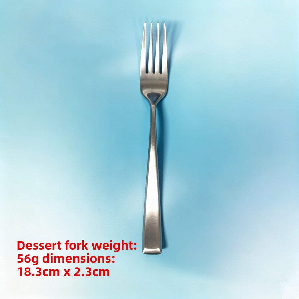 Cute Solid Color Tableware Set For Birthday Celebrations, Including Western Style Knife, Fork, And Spoon