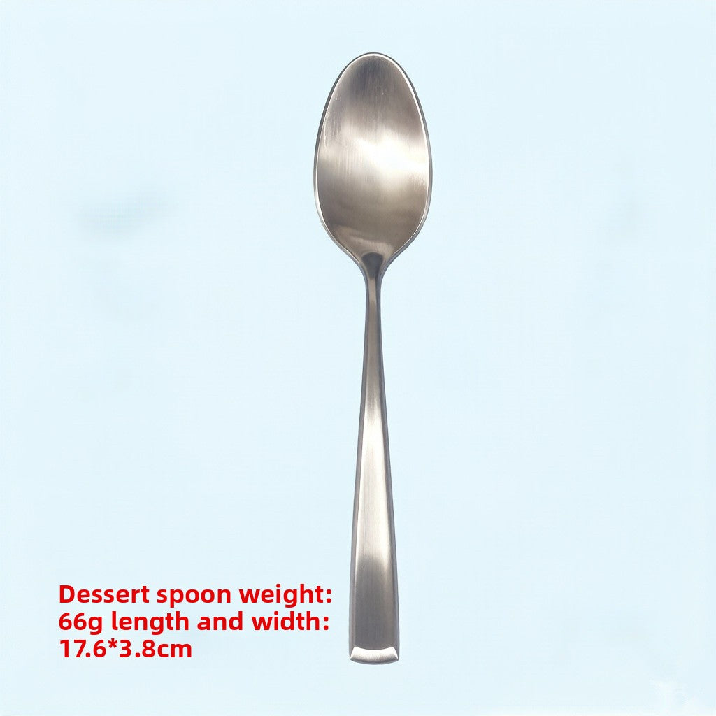 Cute Solid Color Tableware Set For Birthday Celebrations, Including Western Style Knife, Fork, And Spoon