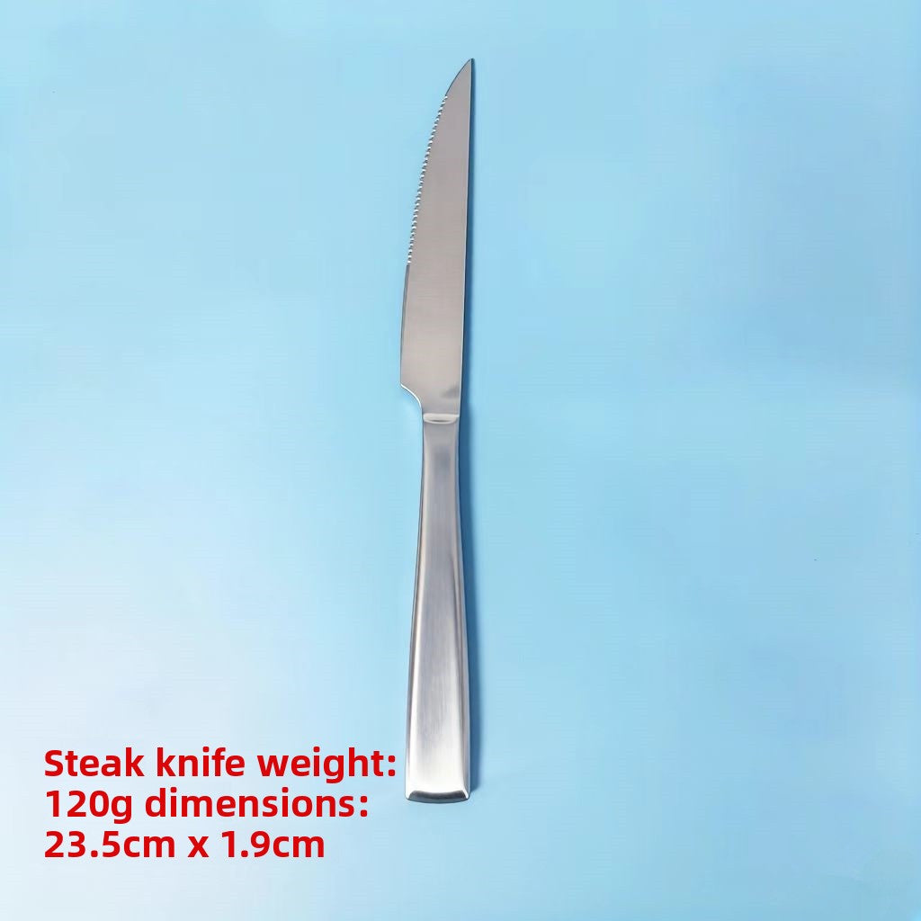 Cute Solid Color Tableware Set For Birthday Celebrations, Including Western Style Knife, Fork, And Spoon
