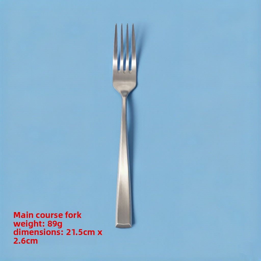 Cute Solid Color Tableware Set For Birthday Celebrations, Including Western Style Knife, Fork, And Spoon