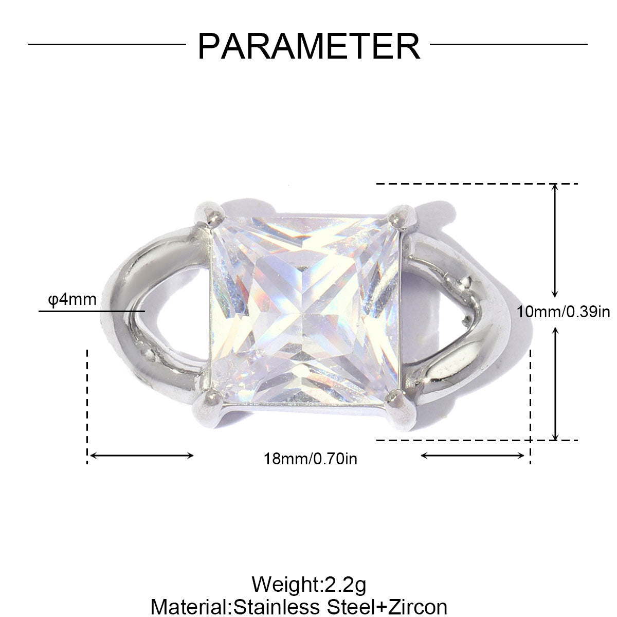 Heart Shape Pendant 3 PCS Set In 304 Stainless Steel With 18K Gold Plated PVD Coating 0.03-0.05µm Thickness