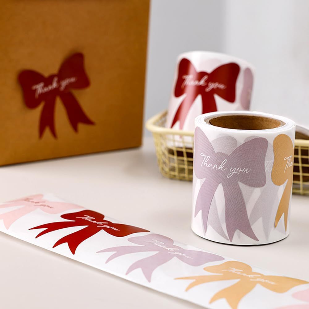 Bow Tie PVC Self-Adhesive Stickers, Stylish And Durable For Personalizing Your Items