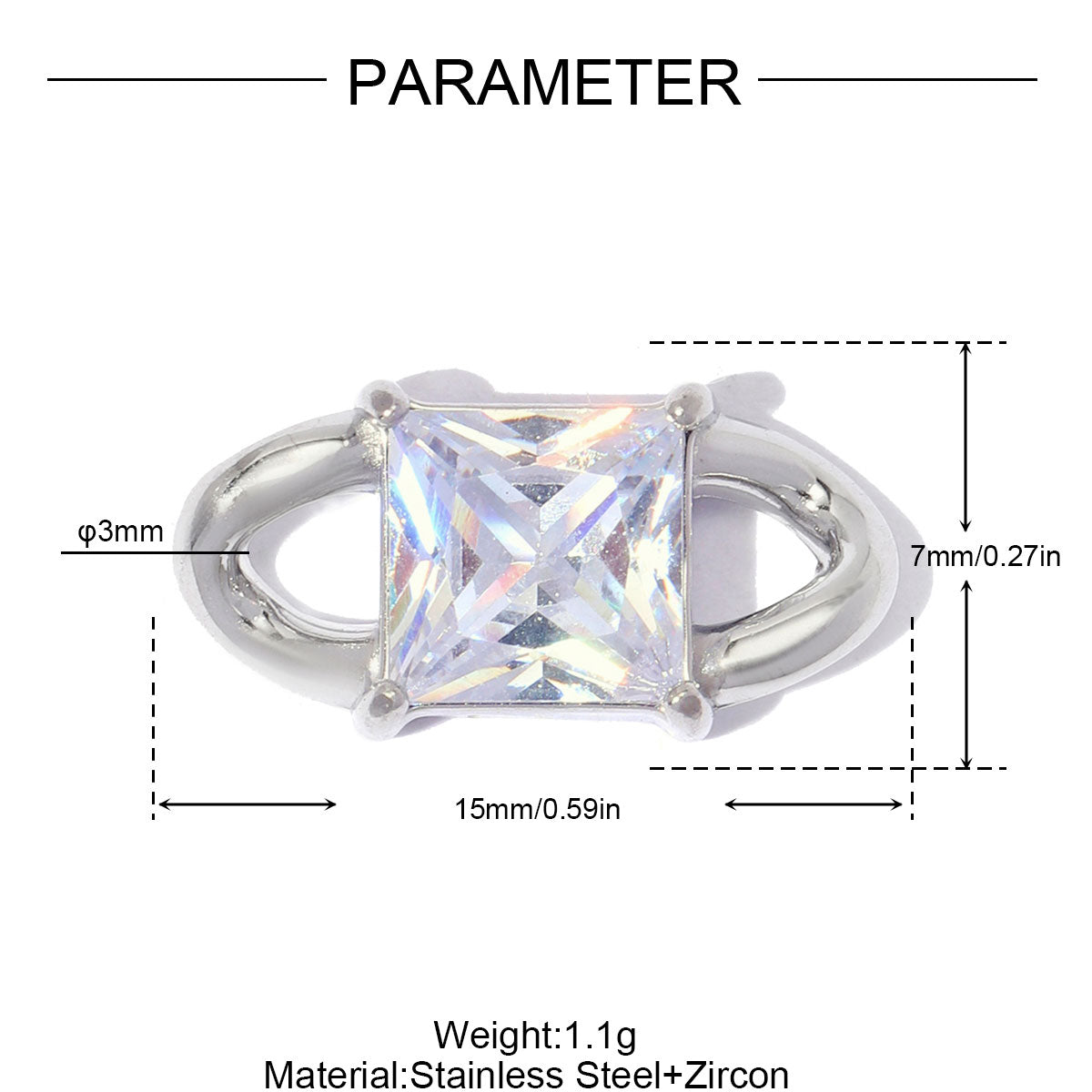 Heart Shape Pendant 3 PCS Set In 304 Stainless Steel With 18K Gold Plated PVD Coating 0.03-0.05µm Thickness