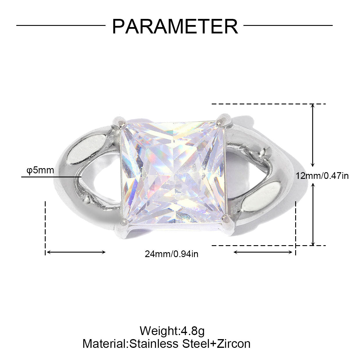 Heart Shape Pendant 3 PCS Set In 304 Stainless Steel With 18K Gold Plated PVD Coating 0.03-0.05µm Thickness