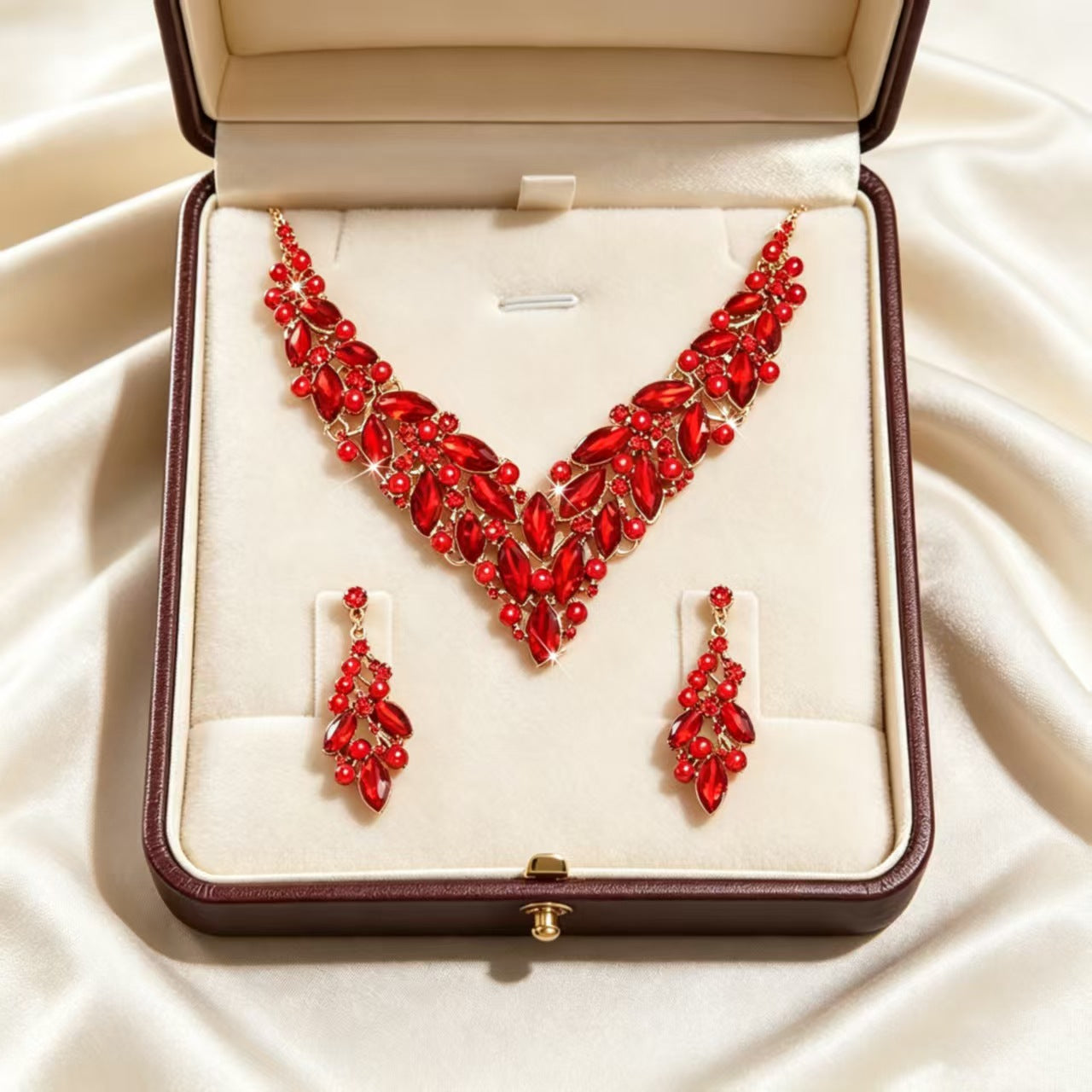 Exaggerated Star Jewelry Set For Unisex Featuring Electroplated Alloy With Zircon Inlay And Box Chain