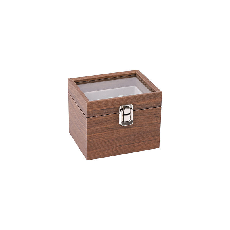 Classical Wooden Jewelry Box With Elegant Design, Perfect For Storing Rings And Necklaces