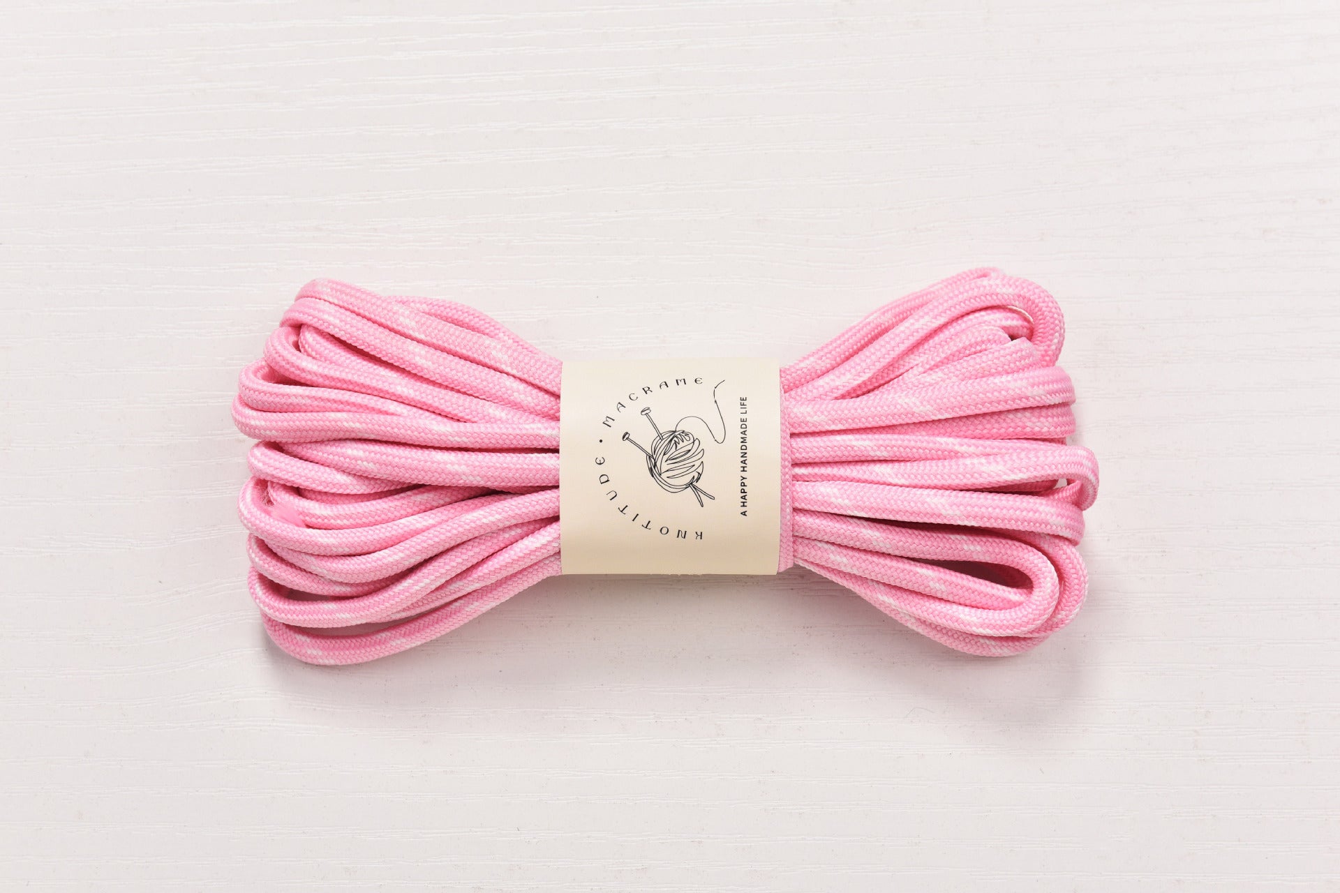Handmade Rope Jewelry Accessory With 5mm Diameter And 5~5.9mm Hole Size In Sweet Red Style