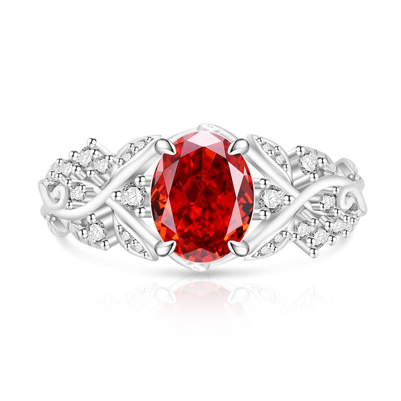 Faceted Flowers Copper Ring For Women With Real Gold Plated Finish In Colour