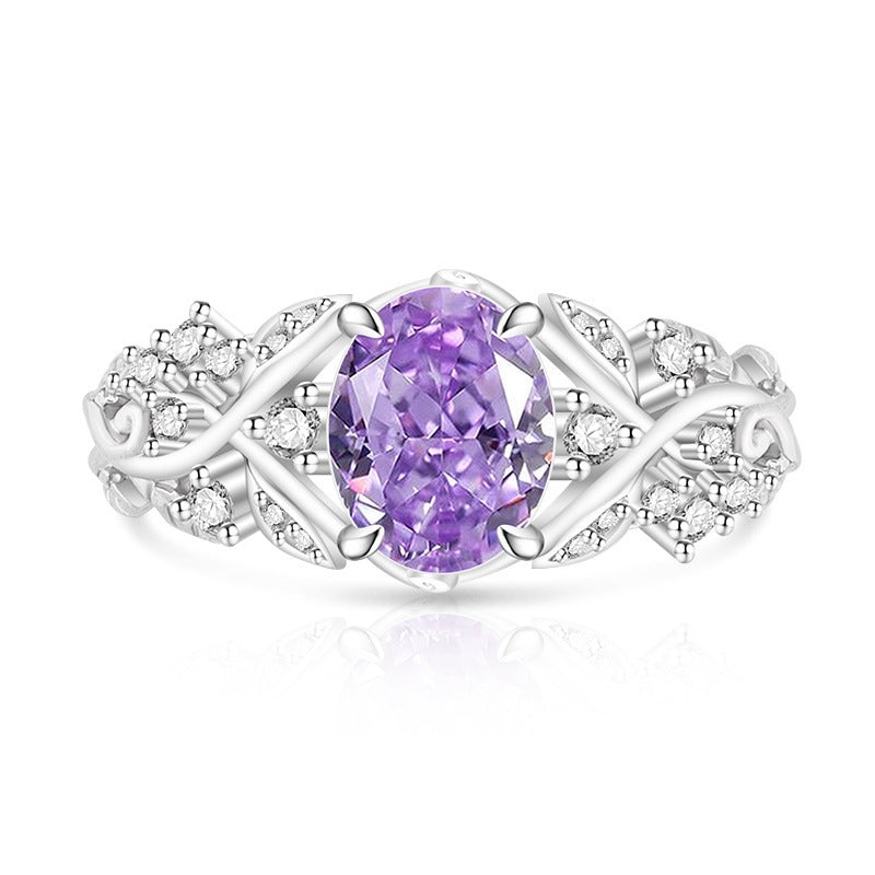 Faceted Flowers Copper Ring For Women With Real Gold Plated Finish In Colour