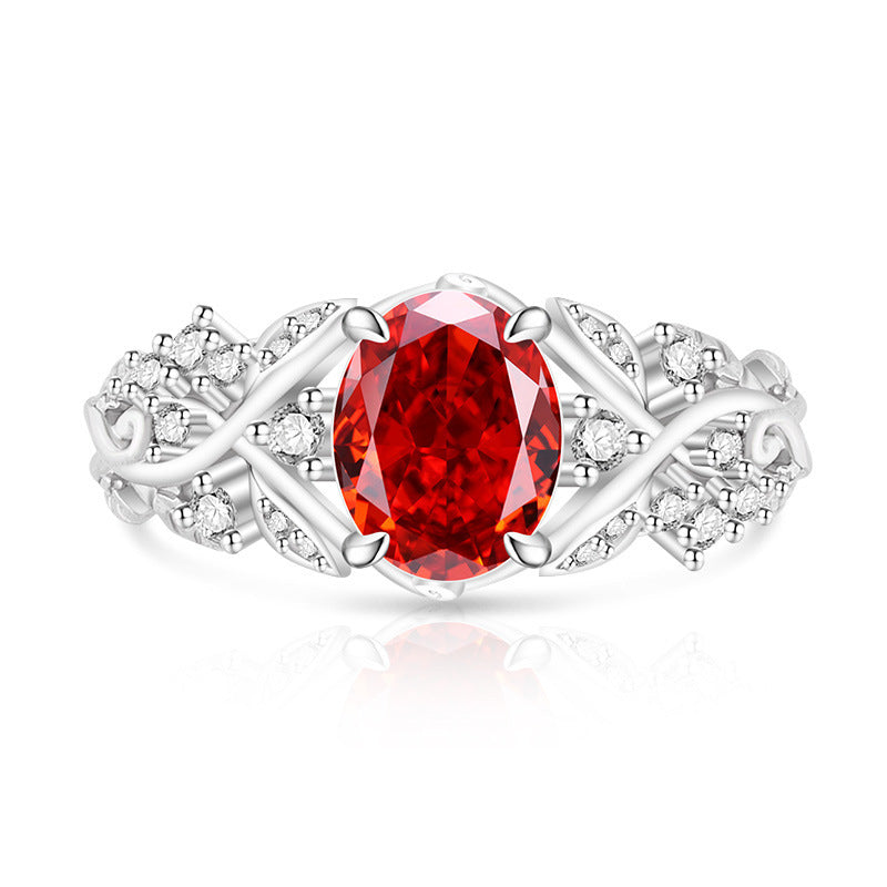 Faceted Flowers Copper Ring For Women With Real Gold Plated Finish In Colour