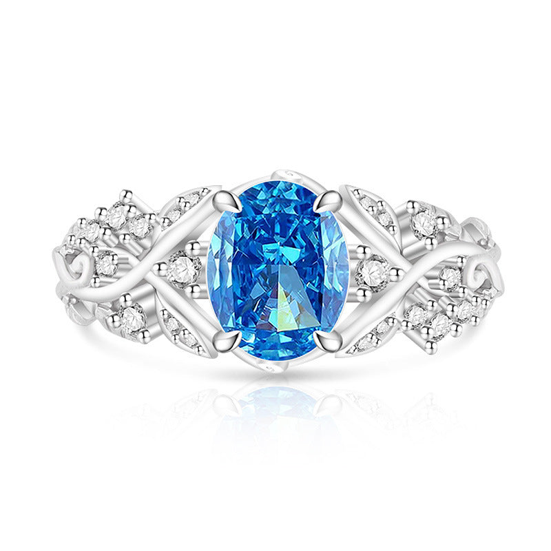 Faceted Flowers Copper Ring For Women With Real Gold Plated Finish In Colour