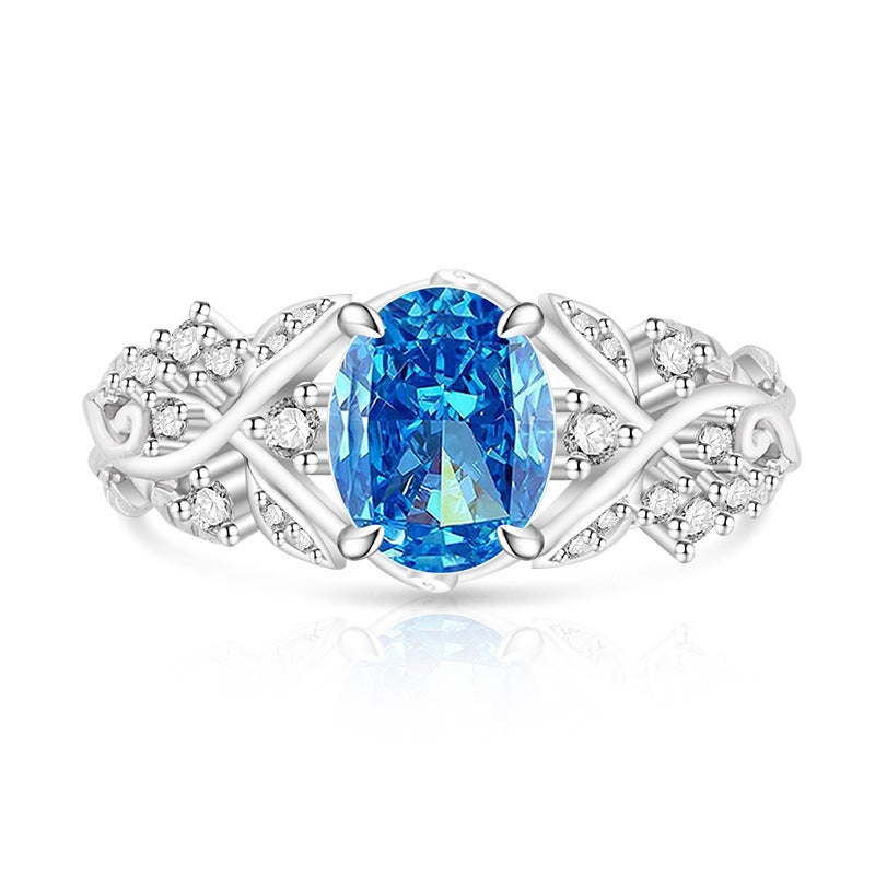 Faceted Flowers Copper Ring For Women With Real Gold Plated Finish In Colour