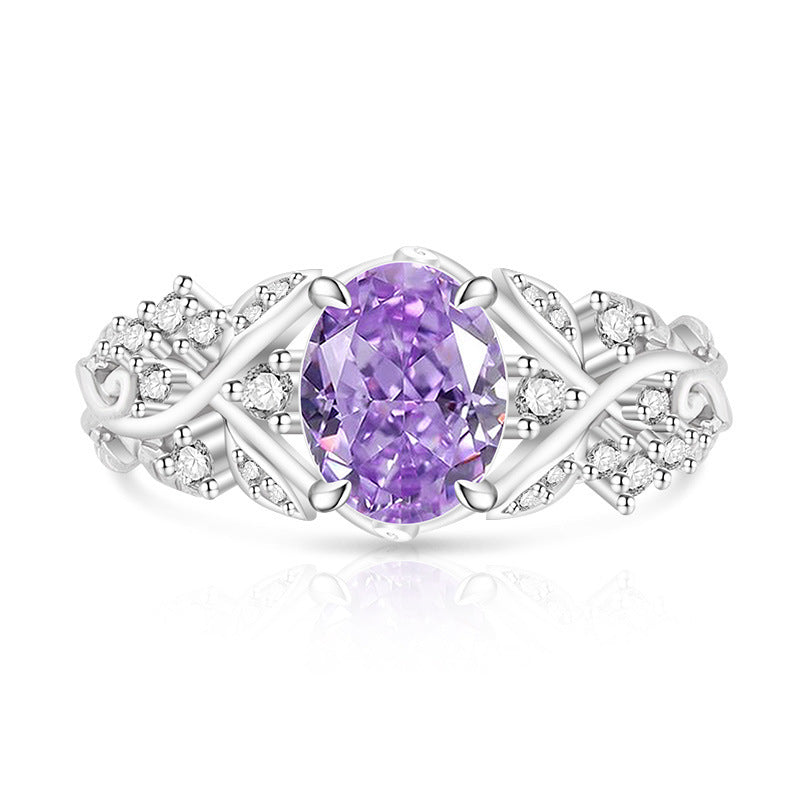 Faceted Flowers Copper Ring For Women With Real Gold Plated Finish In Colour