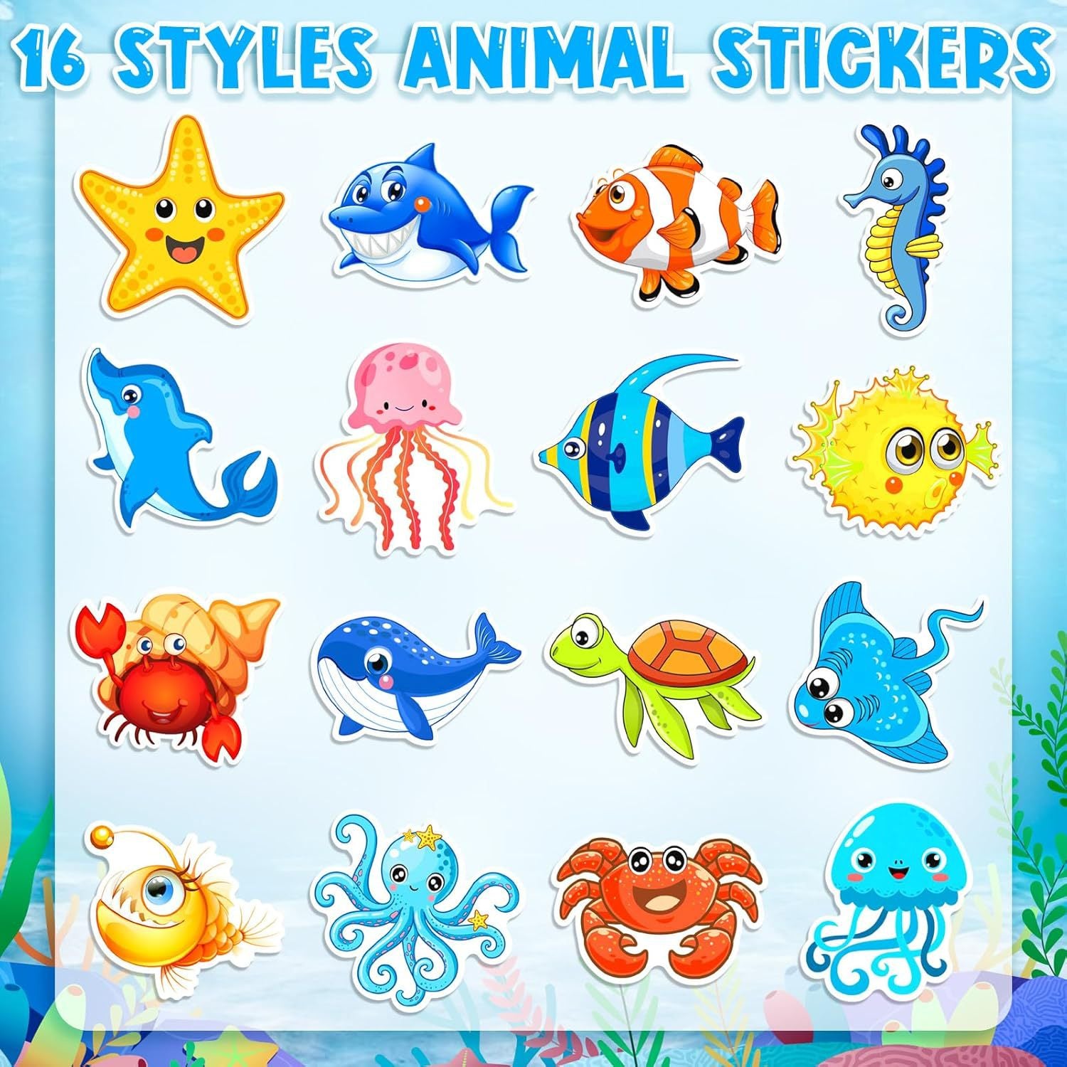 Ocean-themed Copper Plate Stickers For School Use, Featuring Durable And Decorative Designs