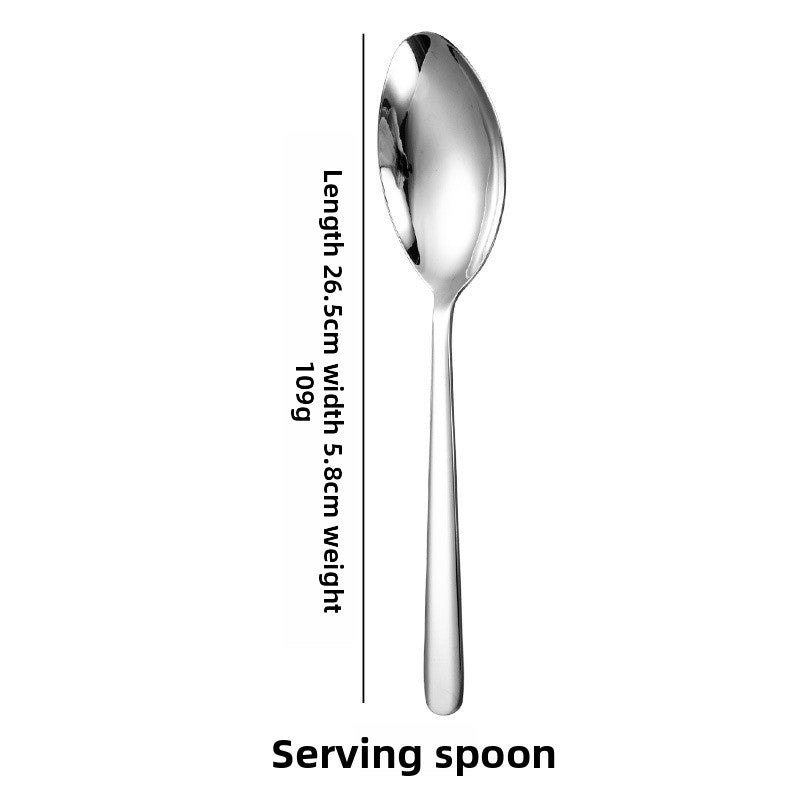 Elegant Solid Color Tableware Set With 304 Stainless Steel Inner Liner, Featuring Western Cutlery Knives, Forks, And Spoons