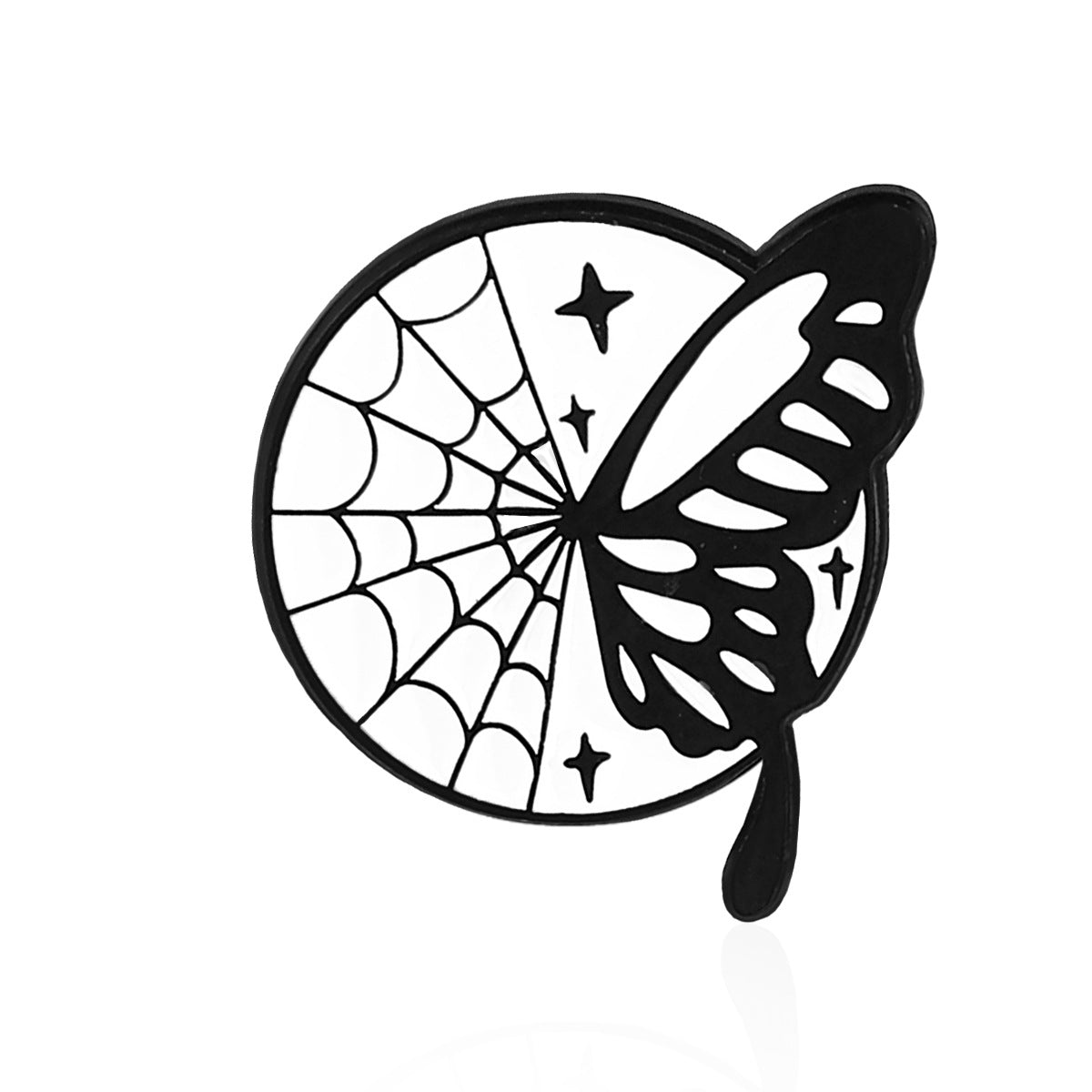 Butterfly Pin In Alloy Featuring Ribbon Craftsmanship
