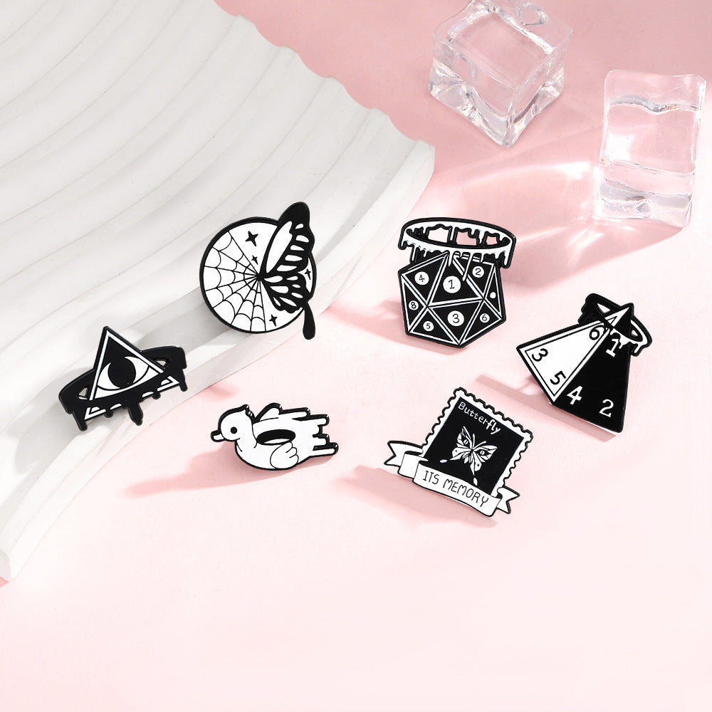Butterfly Pin In Alloy Featuring Ribbon Craftsmanship