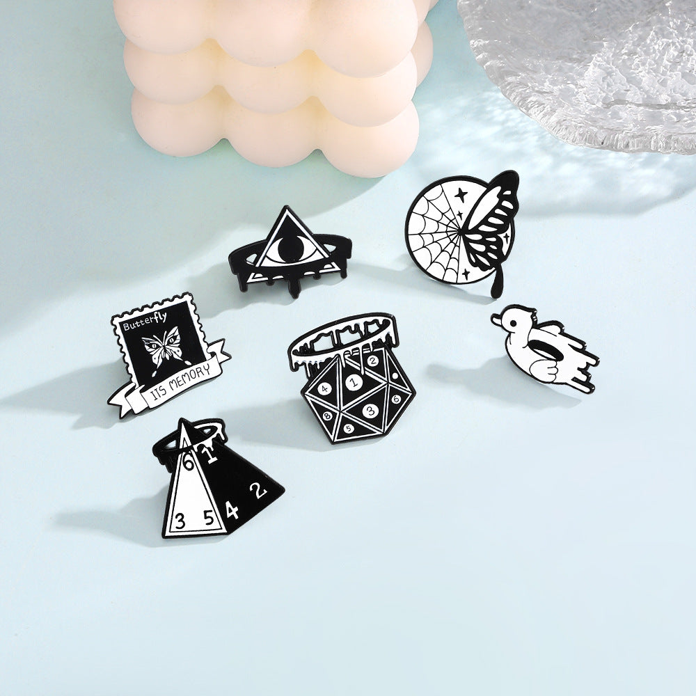 Butterfly Pin In Alloy Featuring Ribbon Craftsmanship