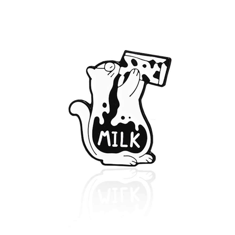 Cat Pin Made Of Alloy Featuring Stoving Varnish Finish