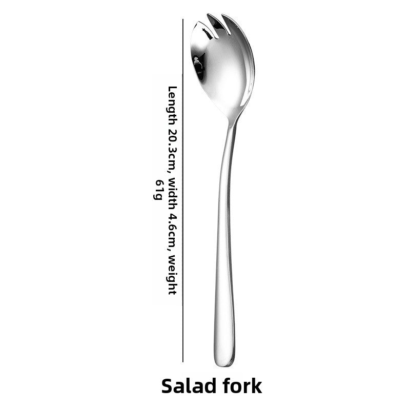 Elegant Solid Color Tableware Set With 304 Stainless Steel Inner Liner, Featuring Western Cutlery Knives, Forks, And Spoons