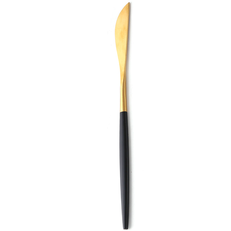 Elegant Tableware Set Featuring Western Cutlery With Knife, Fork, And Spoon For Dining
