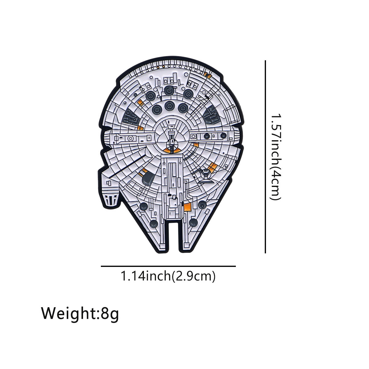 Cartoon Character Pin Made Of Zinc Alloy Featuring Enamel Craft