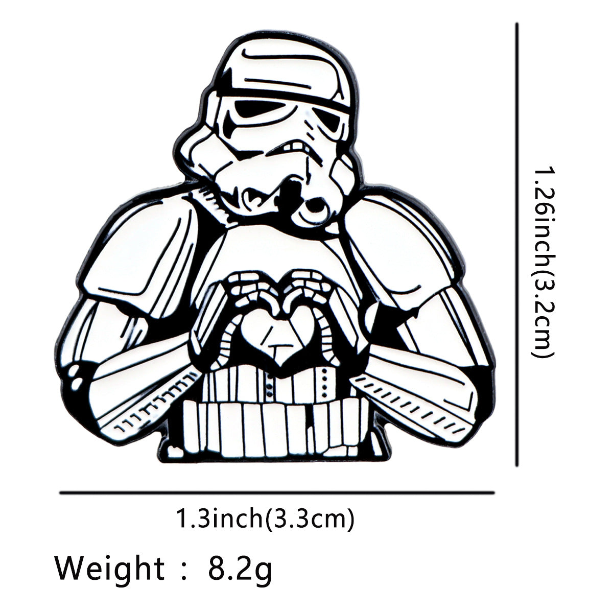Cartoon Character Pin Made Of Zinc Alloy Featuring Enamel Craft