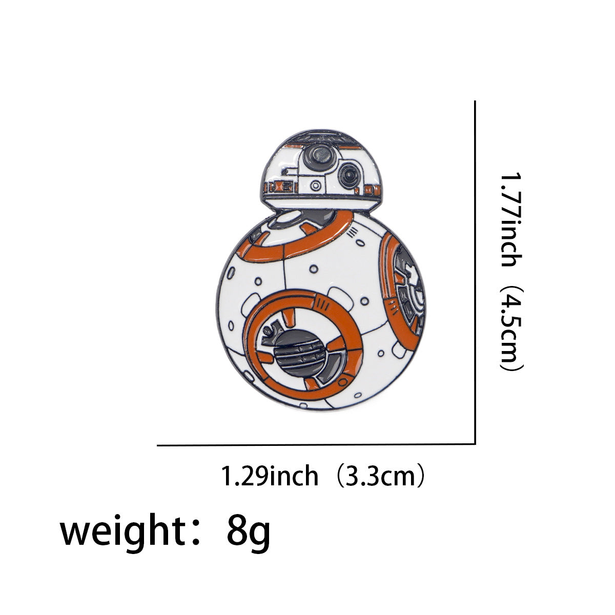 Cartoon Character Pin Made Of Zinc Alloy Featuring Enamel Craft