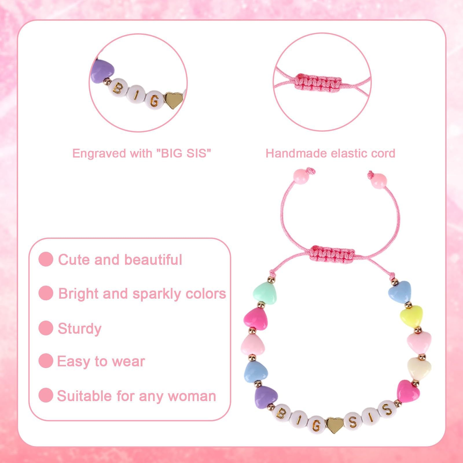 Heart Shape Gold Acrylic Bracelet For Women In Simple Style With Acrylic Inlay And Slider Chain