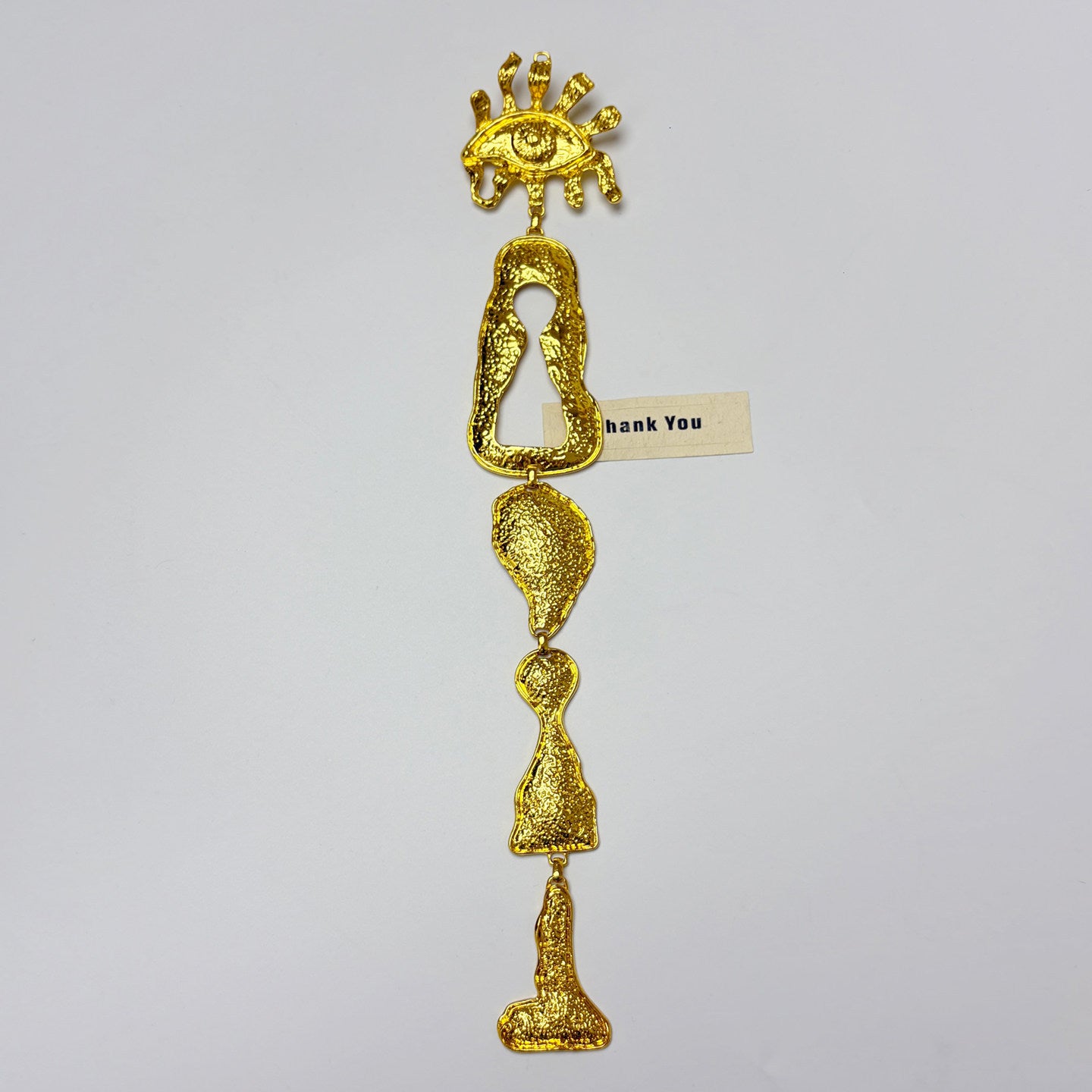 Gold Zinc Alloy Pin Featuring Electroplated Craftsmanship